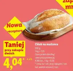 Lidl Chleb na maślance oferta