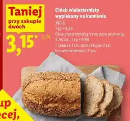 Lidl Chleb wieloziarnisty wypiekany na kamieniu oferta