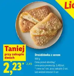 Lidl Drożdżówka z serem oferta