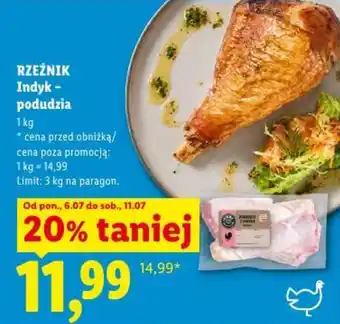 Lidl RZEŹNIK Indyk - podudzia oferta