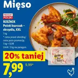 Lidl RZEŹNIK Polski kurczak - skrzydła, XXL oferta