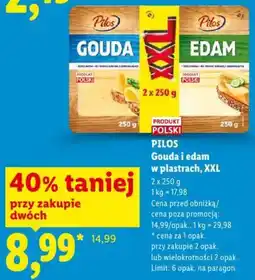 Lidl PILOS Gouda i edam oferta