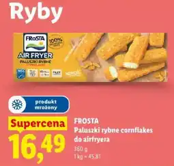 Lidl FROSTA Paluszki rybne cornflakes do airfryera oferta
