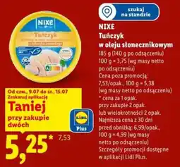 Lidl Nike Tuńczyk w oleju słonecznikowym oferta