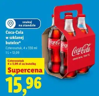 Lidl Coca-Cola w szklanej butelce oferta