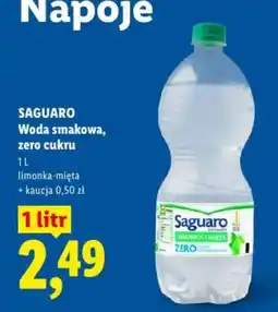 Lidl Woda smakowa, zero cukru oferta