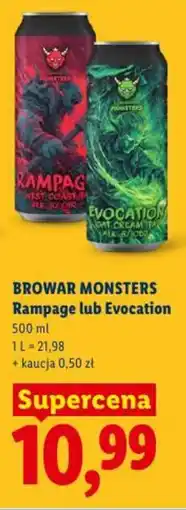 Lidl Browar Monsters Rampage lub Evocation oferta