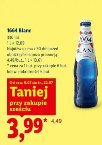 Lidl 1664 Blanc oferta