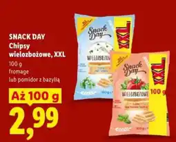 Lidl Snack Day Chipsy wielozbożowe, XXL oferta