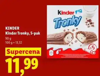 Lidl Kinder Tronky oferta