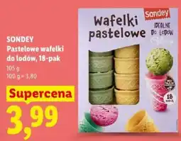 Lidl Sondey Wafelki pastelowe oferta