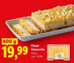 Lidl Ciasto limoncello oferta