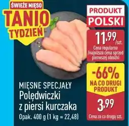 ALDI Mięsne Specjały Polędwiczki z piersi kurczaka oferta