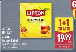 ALDI LIPTON Herbata czarna Yellow Label oferta