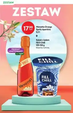 Żabka Zestaw Mionetto Orange Spritz Aperitivo + Kubek z lodem Fill & Chill klasyczny oferta