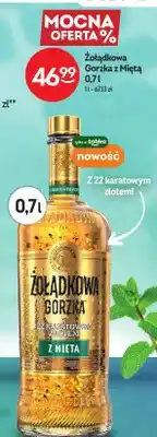 Żabka Likier Żołądkowa Gorzka z Miętą i 22-karatowym złotem oferta