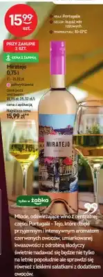Żabka Wino różowe półwytrawne Miratejo oferta