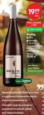 Żabka Wino białe półsłodkie Riesling Weißer Edelstein oferta
