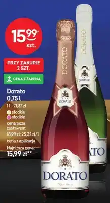 Żabka Wino musujące Dorato białe słodkie oferta