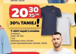 Netto T-shirt męski Lonsdale oferta