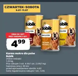 Netto Karma mokra dla psów Bobik z wołowiną oferta