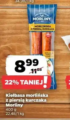 Netto Kiełbasa morlińska z piersią kurczaka Morliny oferta