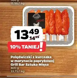 Netto Polędwiczki z kurczaka w marynacie paprykowej Grill Bar Sztuka Mięsa oferta