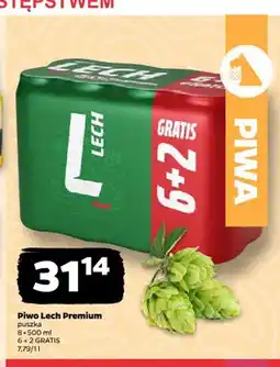 Netto Piwo Lech Premium 8-pak oferta
