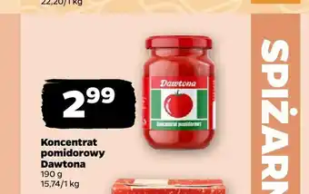 Netto Koncentrat pomidorowy Dawtona oferta