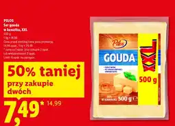 Lidl Ser gouda w kawałku XXL Pilos oferta