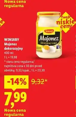 Lidl Majonez Dekoracyjny Winiary oferta