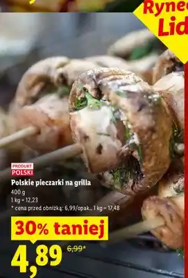 Lidl Pieczarki na grilla polskie oferta