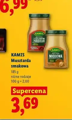 Lidl Musztarda z suszonymi pomidorami Kamis oferta
