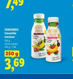 Lidl Smoothie owsiane Vemondo wiśnia i banan oferta