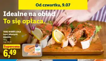 Lidl Łosoś atlantycki dzwonko Targ Rybny Lidla oferta