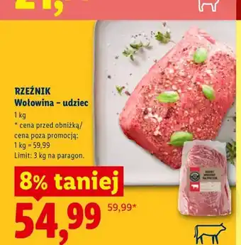 Lidl Wołowina udziec Rzeźnik oferta