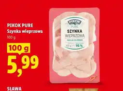 Lidl Szynka wieprzowa Pikok Pure oferta