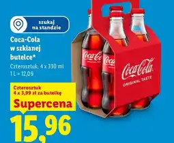 Lidl Napój gazowany Coca-Cola 4-pak oferta