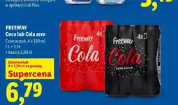 Lidl Napój Freeway Cola 4-pak oferta