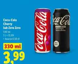 Lidl Napój gazowany Coca-Cola Cherry oferta