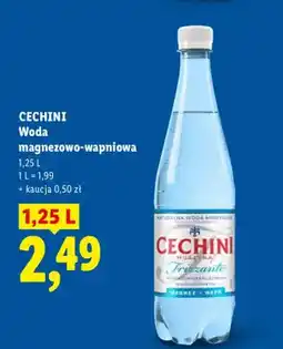 Lidl Woda magnezowo-wapniowa Cechini Frizzante oferta