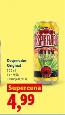 Lidl Piwo Desperados Original oferta