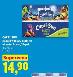 Lidl Napój owocowy Capri-Sun Monster Alarm 10-pak oferta