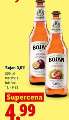 Lidl Piwo bezalkoholowe Bojan marakuja oferta