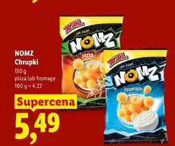 Lidl Chrupki Nomz pizza oferta