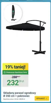 ERLI Składany parasol ogrodowy RainneGarden oferta