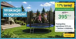 ERLI Trampolina ogrodowa FunFit 312 cm - zestaw z drabinką oferta