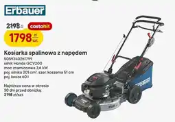 Castorama Kosiarka spalinowa z napędem Erbauer oferta