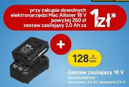 Castorama Zestaw zasilający 18V Mac Allister oferta