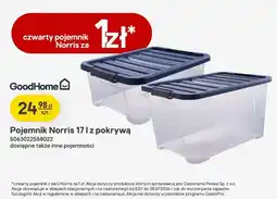 Castorama Pojemnik Norris GoodHome 17 l z pokrywą oferta